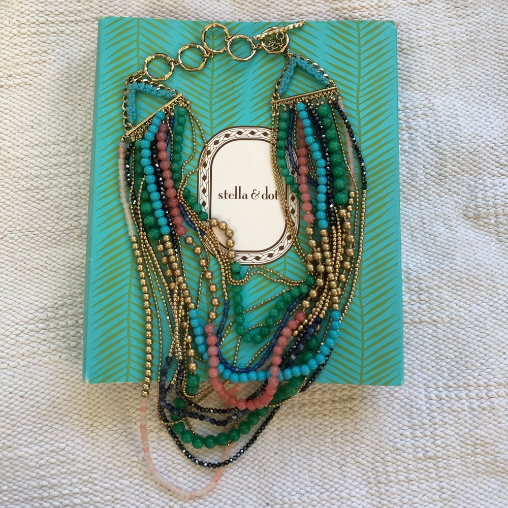 Stella & Dot multi strand necklace